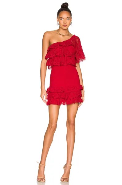 Платье мини Tularosa Ashley Lace, цвет Cherry Red