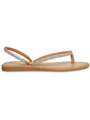 MADDEN GIRL Женские коричневые радужные босоножки с ремешком на пятке Aurra Toe Slip On Thong Sandals 7,5 M