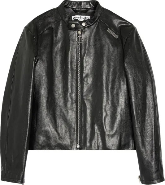 Куртка Acne Studios Leather 'Black', черный