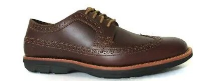 МУЖСКИЕ КОРИЧНЕВЫЕ ОБУВЬ OXFORD TIMBERLAND EK KEMPTON BROGUE Sz 7 #9228B