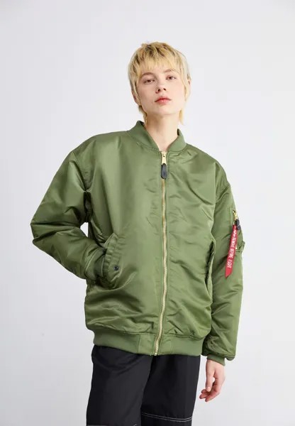 Куртка-бомбер CORE Alpha Industries, зеленый