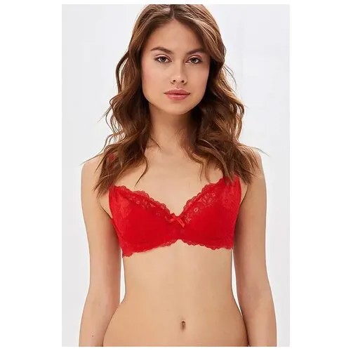 Бюстгальтер Innamore Basic Lace, размер 2B (70B), красный