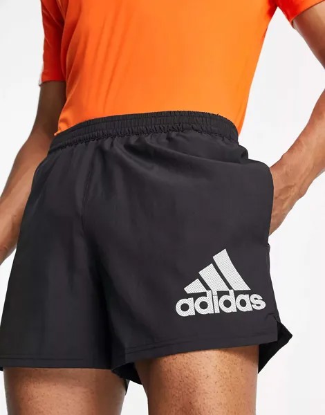 Черные шорты с логотипом adidas Running Run It adidas performance