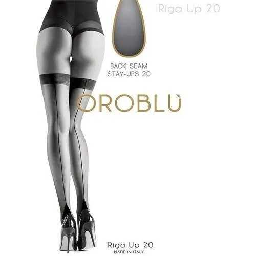 Чулки Oroblu Riga Up, 20 den, размер 2, бежевый