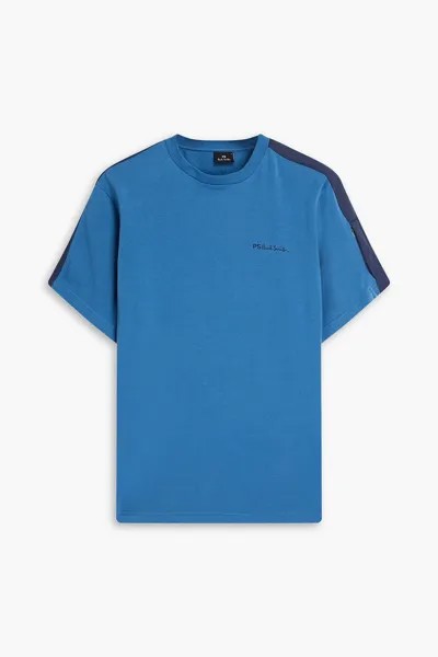 Футболка из хлопкового джерси со вставками из ракушек PS PAUL SMITH, синий