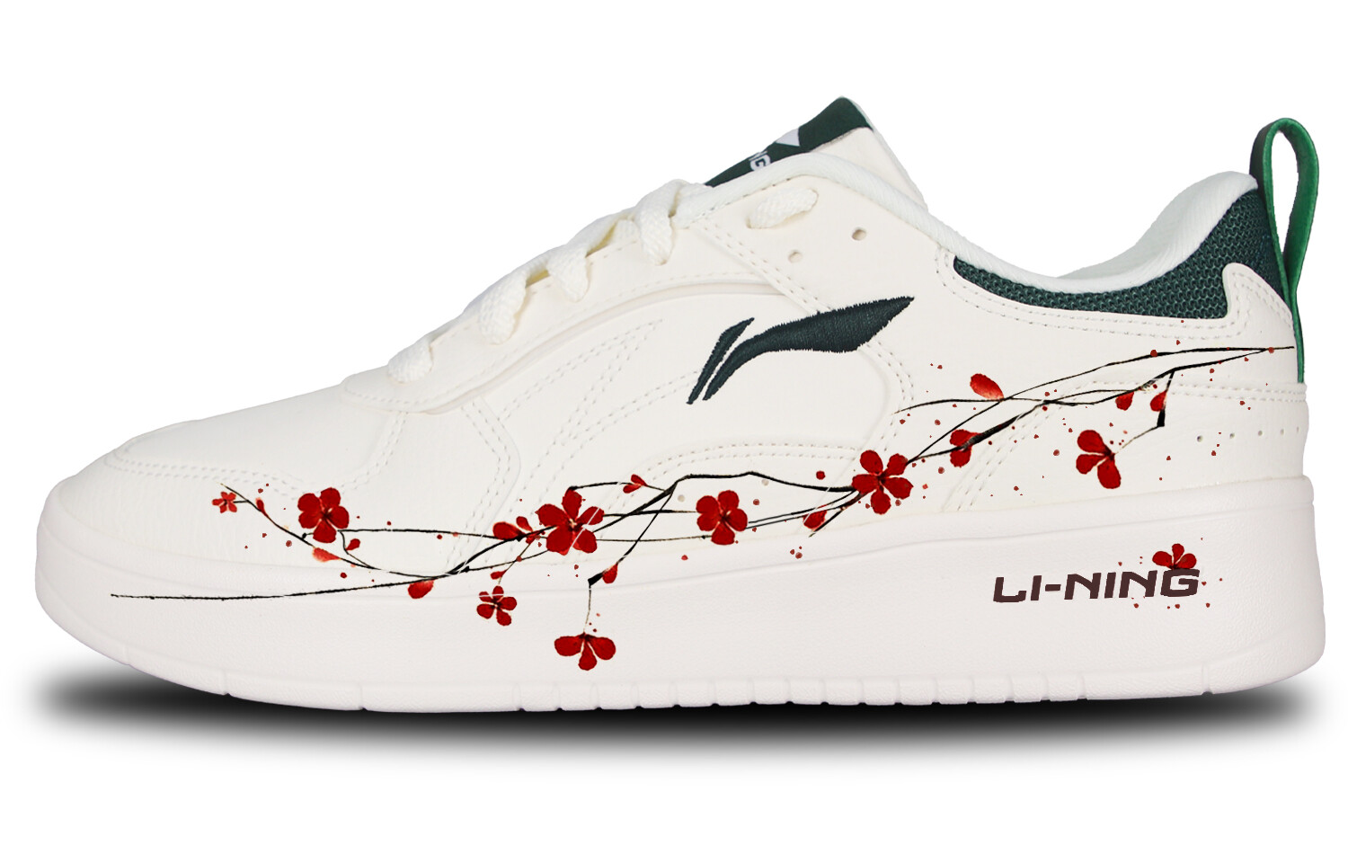 Кроссовки LINING Spike Years Skateboarding Shoes Men Low-top White, белый