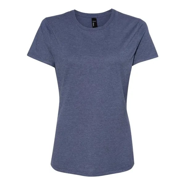 Женская футболка Hanes Perfect-T, цвет Heather Navy