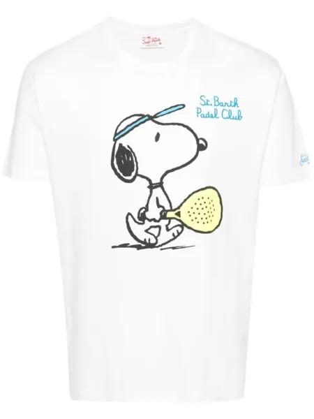 MC2 Saint Barth x Peanuts  Snoopy Padel T-shirt, белый