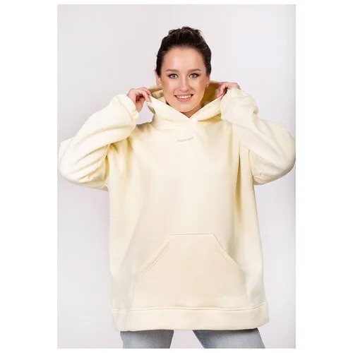 Худи Aussie Wear, силуэт свободный, размер S, экрю