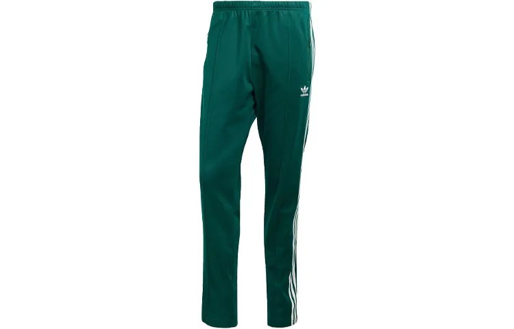 Классические трикотажные спортивные штаны Beckenbauer мужские зеленые Adidas Originals, зеленый