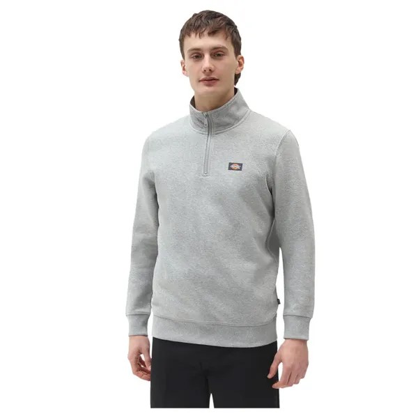 Толстовка Dickies Oakport Half Zip, серый