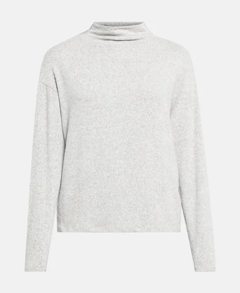 Пуловер с высоким воротником S.Oliver, светло-серый