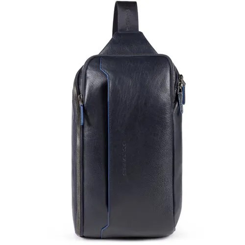 Рюкзак с одной лямкой Piquadro CA5107B2S/BLU мужской кожаный синий