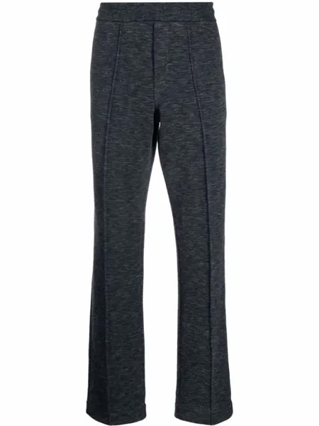 Missoni спортивные брюки прямого кроя, синий