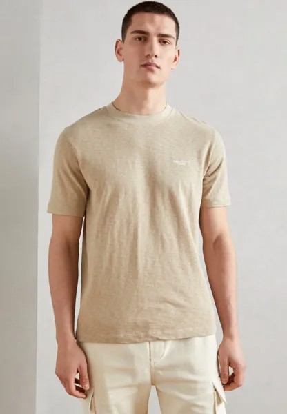 Базовая футболка Short Sleeve Logo Print Regular Fit Marc O'Polo DENIM, цвет simple stone