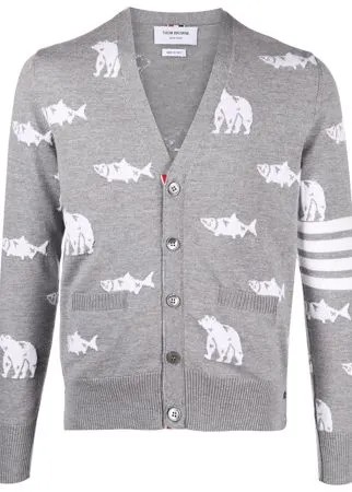 Thom Browne кардиган Animal Icon