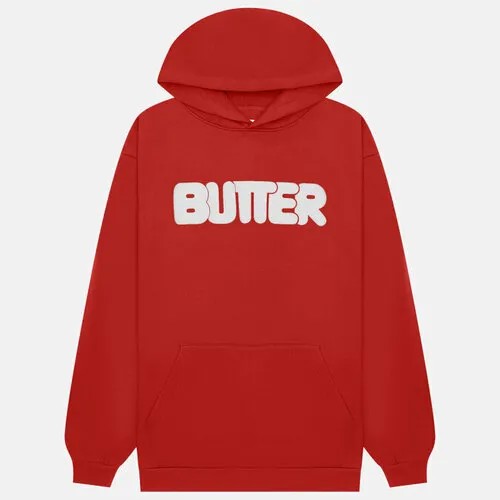 Толстовка Butter Goods, силуэт прямой, размер L, красный