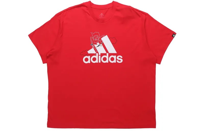Футболка дневная унисекс алая Adidas, цвет Scarlet
