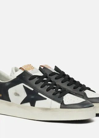 Мужские кроссовки Golden Goose Stardan Leather/Leather Star, цвет чёрный, размер 41 EU