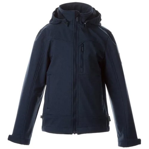 Куртка демисезонная Softshell Huppa Akiva 18490000-10286 10286, тёмно-синий, размер 116