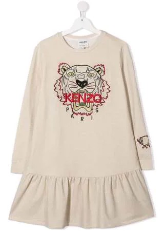 Kenzo Kids платье-толстовка Chinese New Year Tiger