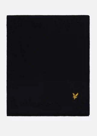 Шарф мужской Lyle&Scott Lambswool черный 177х32 см