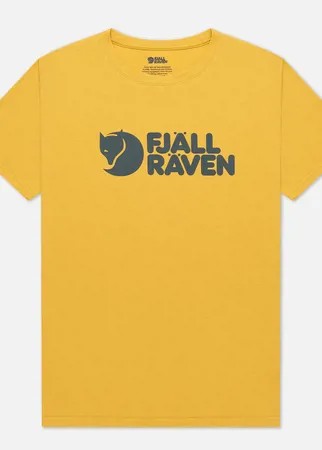 Мужская футболка Fjallraven Fjallraven Logo M, цвет жёлтый, размер XL