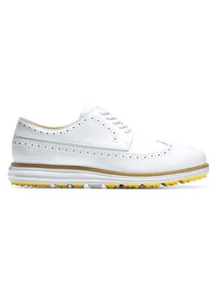Кожаные оксфорды Golf Originalgrand Wing Cole Haan, белый