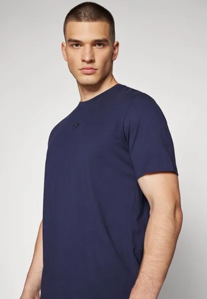 Базовая футболка Fine Sergio Tacchini, темно-синяя