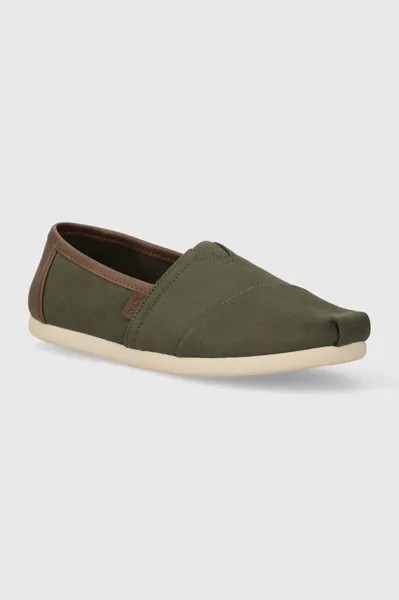 Эспадрильи Alpargata Toms, зеленый