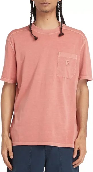 Мужская футболка с короткими рукавами и карманами Timberland Garment Dye