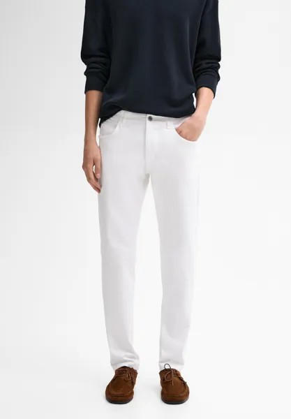 Прямые джинсы Massimo Dutti, белый