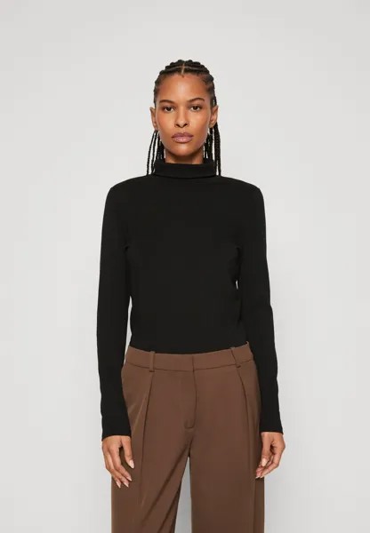 Футболка с длинным рукавом Turtleneck GAP, цвет true black