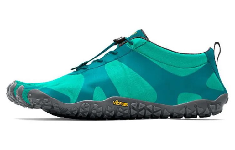 Кроссовки женские низкие сине-зеленые Vibram