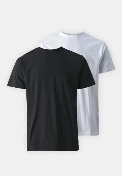 Футболка с принтом Opus Dot Back Unisex 2 Pack Santa Cruz, чёрная/белая