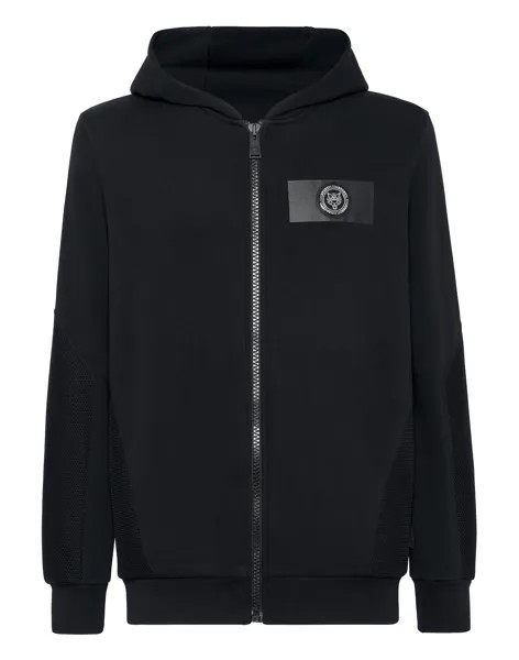 Толстовка с капюшоном Plein Sport, цвет Black / White