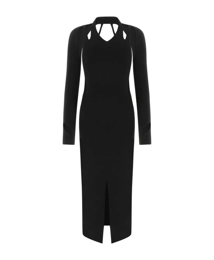 S Шерстяное платье Dion Lee, черный