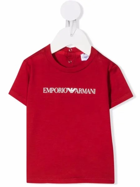 Emporio Armani Kids футболка с логотипом