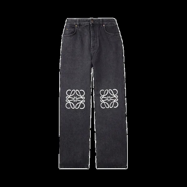 Джинсы Loewe Anagram Baggy 'Black', черный