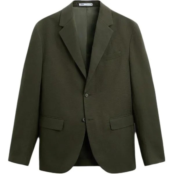 Деловой костюм мужской хаки Zara, хаки