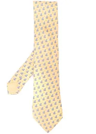 Hermès галстук с принтом pre-owned