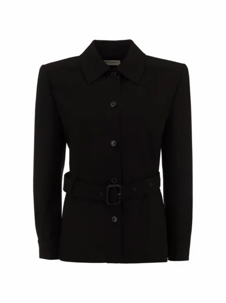 Шерстяная рубашка Saint Laurent