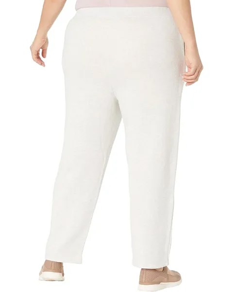 Брюки Madewell Plus MWL Airyterry Stitched-Pocket Tapered Sweatpants, цвет Heather Light Grey