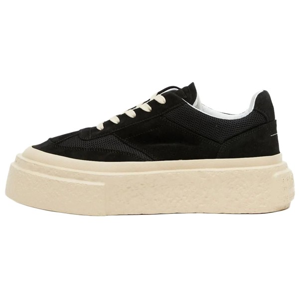 Кроссовки MM6 Maison Margiela Skateboarding Shoes Unisex Low-top Black, черный