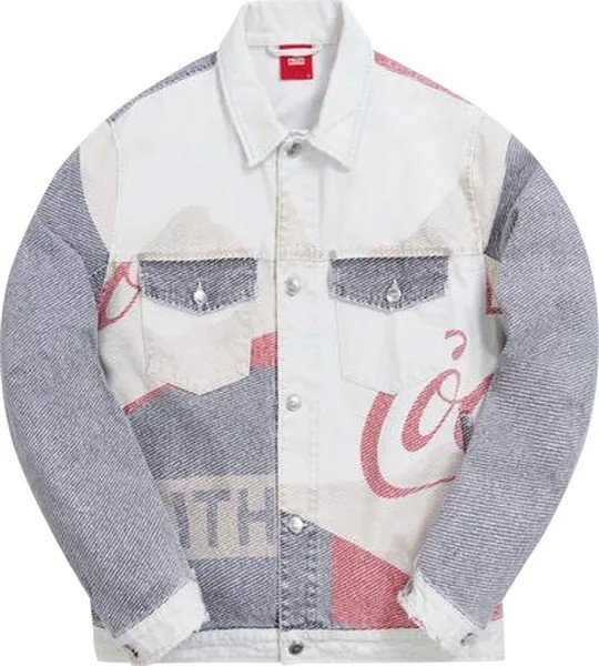 Куртка Kith x Coca-Cola Mountains Denim Jacket 'Multi', разноцветный