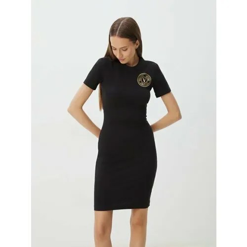 Платье Versace Jeans Couture, размер XS, черный