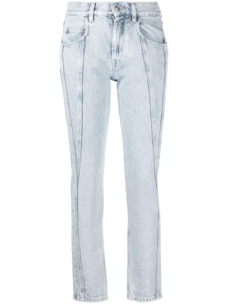 ISABEL MARANT прямые джинсы средней посадки, синий