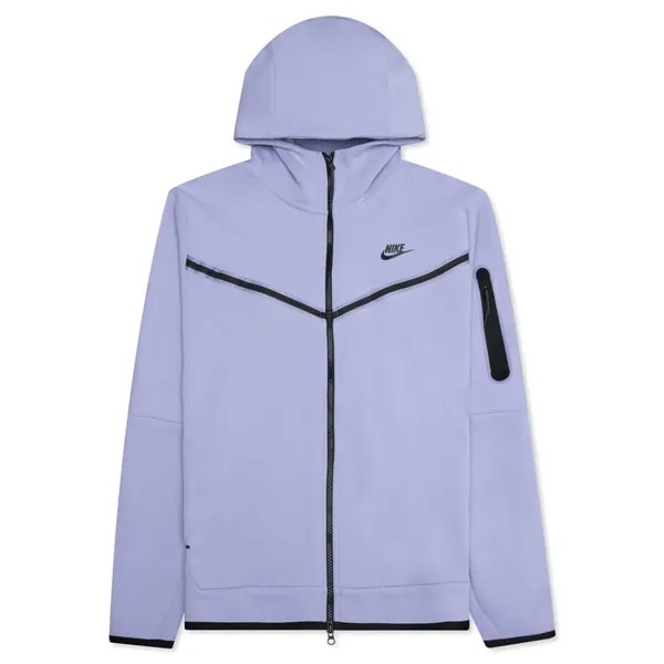 Мужская худи Nike Tech Fleece Windrunner Light Thistle, фиолетово-черная, CU4489-569, 3XL