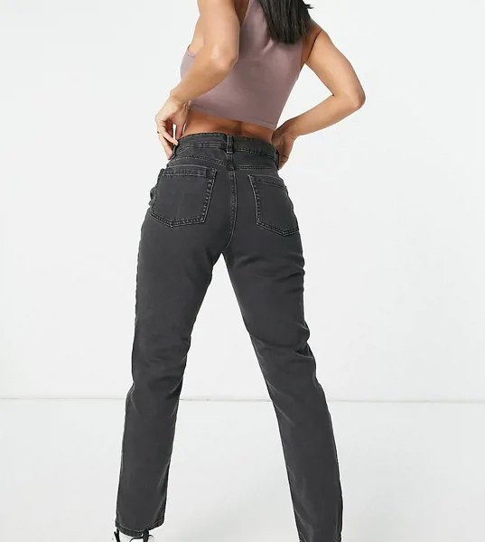 Черные выбеленные джинсы прямого кроя в винтажном стиле 90-х ASYOU-Черный цвет