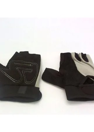 Велосипедные перчатки TBS без пальцев. материал: сетчатый спандекс/нейлон/ искусственная кожа. размер: s. цвет: черный/серый.